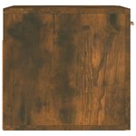 vidaXL Armoire murale Chêne fumé 80x35x36 5 cm Bois d'ingénierie