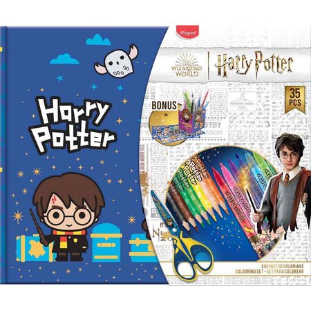 Kit de dessin harry potter  35 pièces maped