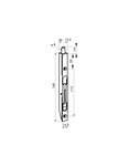FERCO BY THIRARD - Verrou à onglet à bascule pour fenêtre  160mm  zinguéTHIRARD