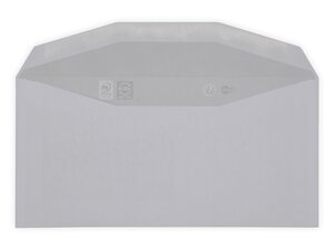 Lot de 20 enveloppe dl2 avec fenêtre blanche 114 x 229 mm