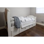 Barrière de lit - lits encastrés et aux lits plats- Mesurant 110 cm de large et 50 cm de haut