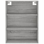 vidaXL Buffet sonoma gris 69 5x32 5x180 cm bois d'ingénierie