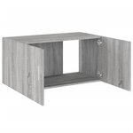 vidaXL Armoire murale Sonoma gris 80x39x40 cm Bois d'ingénierie
