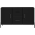 vidaXL Buffet noir 100x36x60 cm bois d'ingénierie