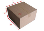 Lot de 1000 boîtes carton (n°30) format 280x280x170 mm