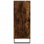 vidaXL Buffet haut chêne fumé 57x35x90 cm bois d'ingénierie