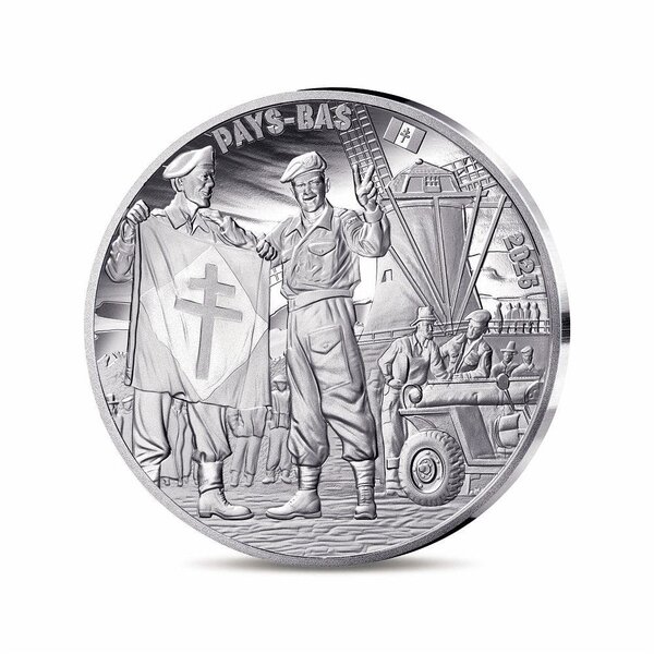 80 ans du V-E DAY - Monnaie de 10€ Argent - Soldat Français