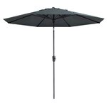 Madison Parasol de jardin Paros II Luxe 300 cm gris