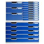 Module De Classement Modulo Office 10 Tiroirs A3 - Bleu - Exacompta