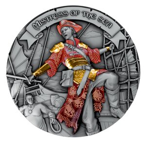 MISTRESS OF THE SEA 2 Once Argent Monnaie 5 Dollars Niue 2024