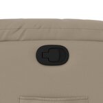 vidaXL Fauteuil inclinable Cappuccino Similicuir