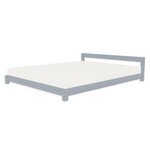 Lit double scandinave COMFY 200 x 200 gris