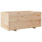 vidaXL Jardinière 110x60x49 5 cm bois de pin massif