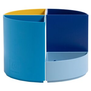 Pot À Crayons Modulable The Quarter Bee Blue - Couleurs Assorties - X 3 - Exacompta
