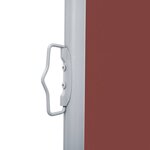 vidaXL Auvent latéral rétractable de patio 170x1200 cm Marron