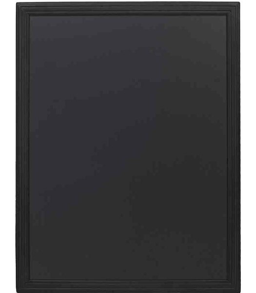 Tableau Ardoise UNIVERSAL Avec Cadre Bois 90 x 70 cm Noir SECURIT
