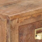 vidaXL Buffet 65x30x75 cm Bois de manguier massif brut