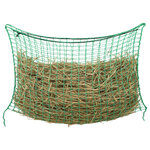 vidaXL Filets à foin 2 Pièces rectangulaire vert 90x60 cm PP