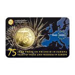 Pièce de monnaie 2 euro 1/2 belgique 2020 bu – paix – légende flamande