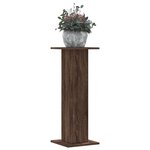 vidaXL Supports pour plantes 2 Pièces chêne marron bois d'ingénierie