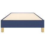 vidaXL Cadre de lit Bleu 80x200 cm Tissu