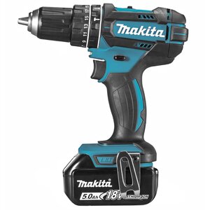 Makita perceuse-visseuse sans cordon 18 v 5 ah bleu et noir