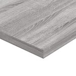 vidaXL Étagères murales 4 Pièces sonoma gris 40x30x1 5 cm bois ingénierie