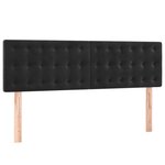 vidaXL Sommier à lattes de lit avec matelas Noir 140x200 cm Velours