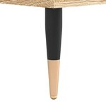 vidaXL Meuble TV chêne sonoma 102x36x50 cm bois d'ingénierie