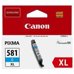 Canon cartouche d'encre a haut rendement cli-581c xl - cyan