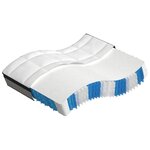 vidaXL Matelas à ressorts ensachés dureté moyenne 160x200 cm