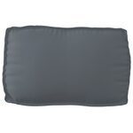 vidaXL Ensemble de Coussins de Palette 3 Pièces en Tissu Oxford Anthracite