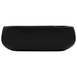 vidaXL Lavabo 44 5 x 39 5 x 14 5 cm Céramique Noir