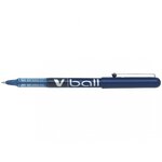 Stylo roller V Ball VB5 Encre liquide Pte métal Fine Bleu PILOT