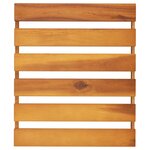 vidaXL Étagère pliable à 3 niveaux Marron 43x31x63 cm Bois d'acacia
