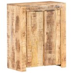 vidaXL Buffet 59x33x75 cm Bois de manguier brut