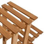 vidaXL Support pour plantes 83x25x83 cm Bois de sapin