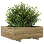 vidaXL Jardinière 70x70x26 5 cm bois de pin imprégné
