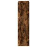 vidaXL Bibliothèque chêne fumé 100x33x125 5 cm bois d'ingénierie