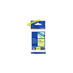 Ruban tze-c31 cassette largeur: 12 mm x 5 m noir sur jaune fluo brother