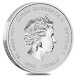 Pièce de monnaie 1 Dollar Tuvalu 2022 1 once argent BE – John Wayne