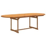 vidaXL Ensemble à manger de jardin 7Pièces bois d'acacia solide textilène