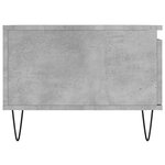 vidaXL Table basse Gris béton 90x50x36 5 cm Bois d'ingénierie