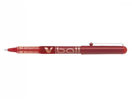 Stylo Roller Encre Liquide V-BALL 10 Pte Large Rouge PILOT