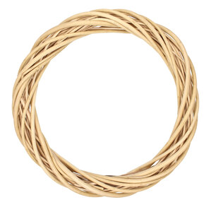 Couronne en osier naturel diamètre 30 cm
