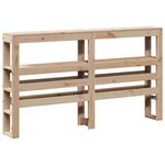 vidaXL Tête de lit avec étagères 150 cm bois massif de pin