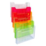 Trieur Mural Modulable Horizontal 6 Compartiments A4 - Arlequin - Exacompta