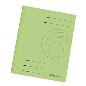 10x chemise à lamelles easyorga A4 carton Vert HERLITZ