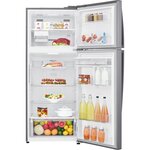 Lg gtf7043ps - réfrigérateur congélateur haut - 438l (321+117) - froid ventilé a++ - l70m x h178cm - inox