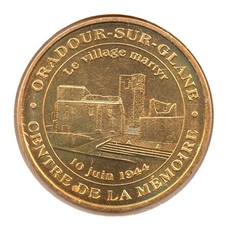 Mini médaille monnaie de paris 2007 - centre de la mémoire